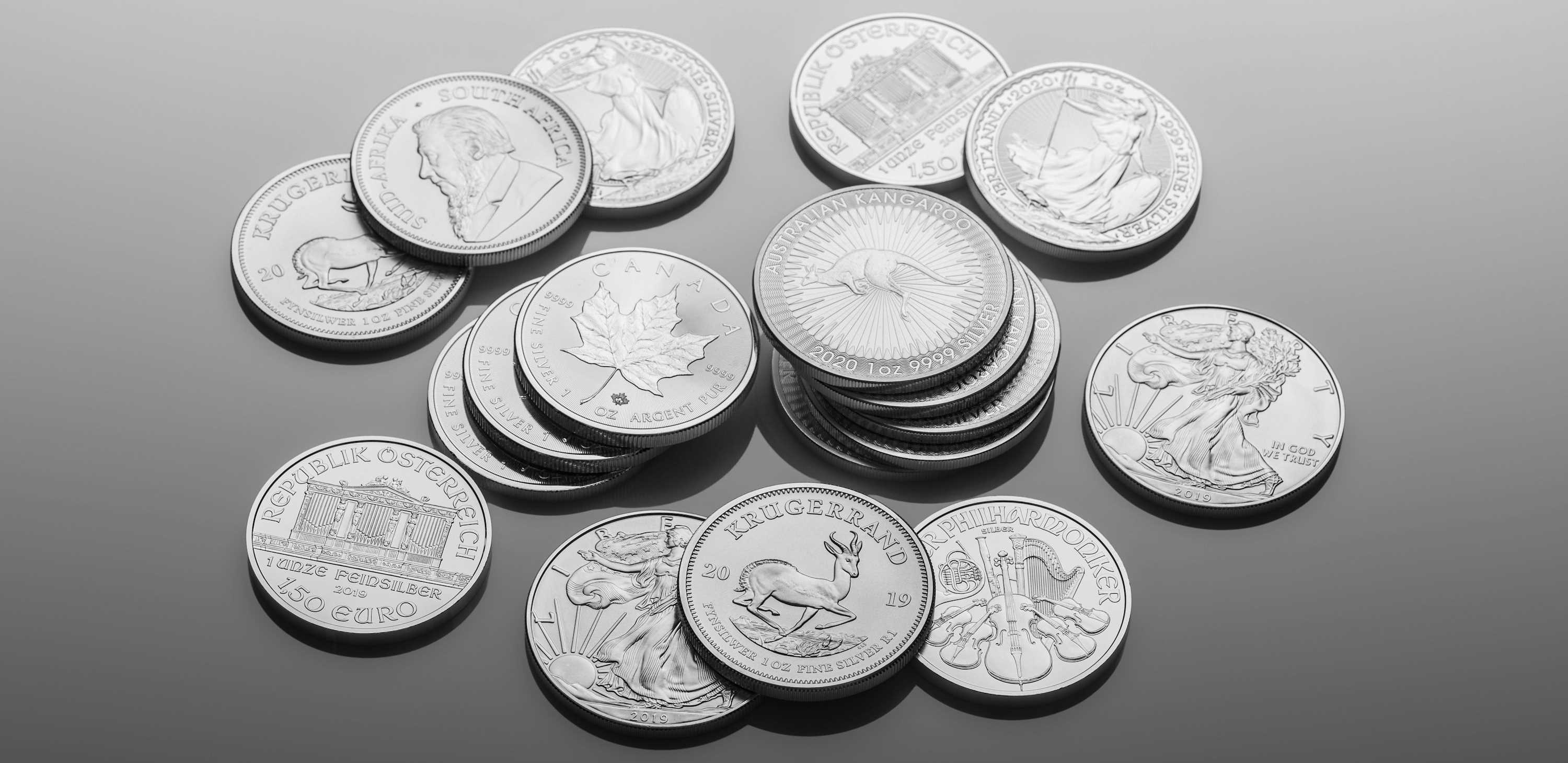 Sijoitushopeakolikoita kuten Krugerrand – hopea sijoituskohteena